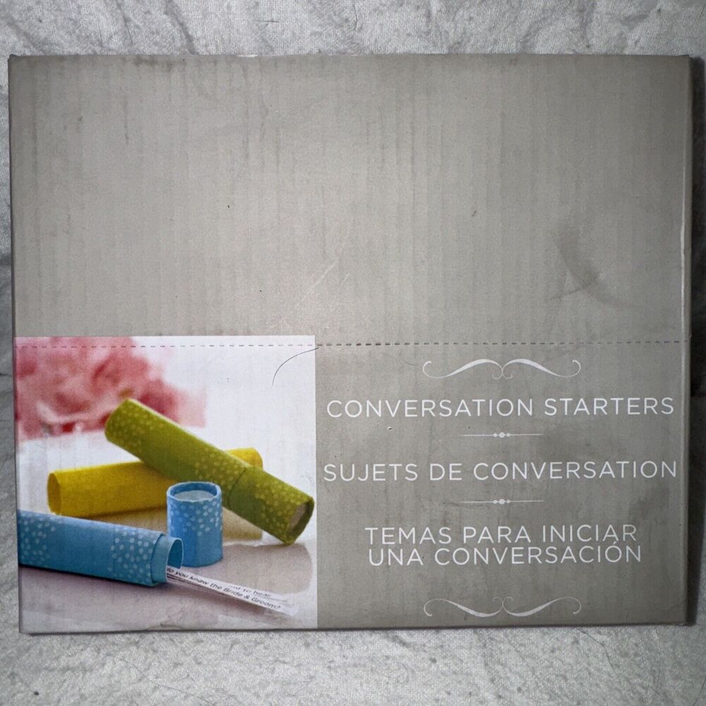 Conversation Starter Pack Game 6 Tubes Of Questions! GREAT STOCKING STUFFERS!